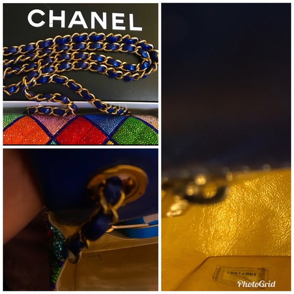 100% Authentic Chanel Mini Swarovski Crystal Bag - Picture 8 of 8
